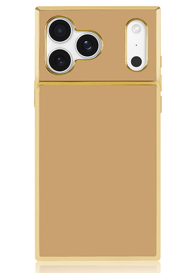 Gilded Chai SQUARE iPhone Case #iPhone 18 Pro Max + MagSafe / iPhone 17 Pro Max + MagSafe,iPhone 18 Pro + MagSafe + iPhone 17 Pro + MagSafe
