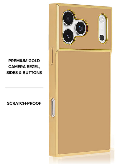 Gilded Chai SQUARE iPhone Case #iPhone 18 Pro Max + MagSafe / iPhone 17 Pro Max + MagSafe,iPhone 18 Pro + MagSafe + iPhone 17 Pro + MagSafe
