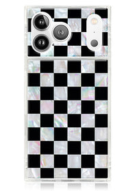["Checkered", "Mother", "of", "Pearl", "SQUARE", "iPhone", "Case", "#iPhone", "18", "Pro", "Max", "+", "MagSafe,iPhone", "18", "Pro", "+", "MagSafe"]