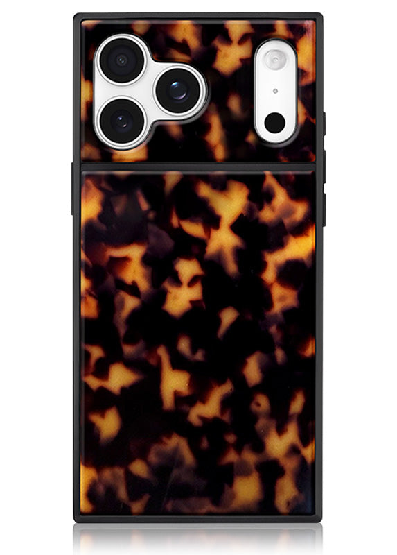 Funda para iPhone SQUARE® con diseño de carey