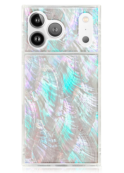 Mother of Pearl Square iPhone Case #iPhone 18 Pro Max + MagSafe,iPhone 18 Pro + MagSafe