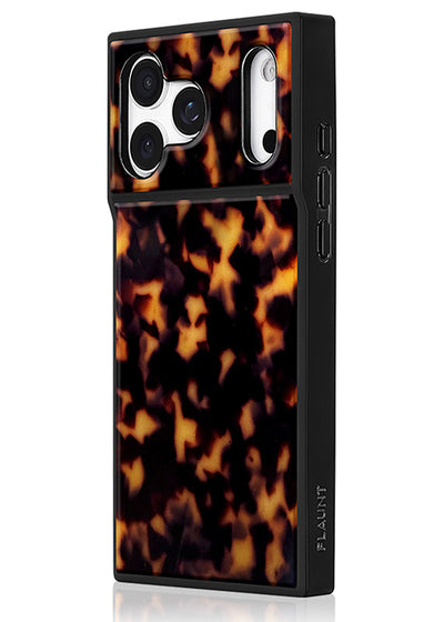 Tortoise Shell SQUARE iPhone Case #iPhone 18 Pro Max + MagSafe,iPhone 18 Pro + MagSafe