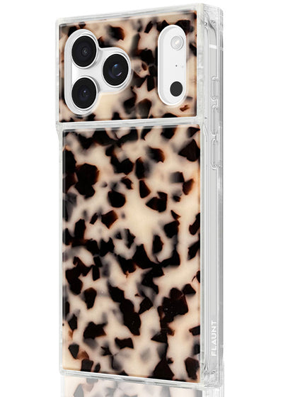 Blonde Tortoise SQUARE iPhone Case #iPhone 18 Pro Max + MagSafe,iPhone 18 Pro + MagSafe