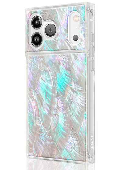 Mother of Pearl Square iPhone Case #iPhone 18 Pro Max + MagSafe,iPhone 18 Pro + MagSafe