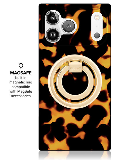 Tortoise Print Square iPhone Case #iPhone 18 Pro Max + MagSafe,iPhone 18 Pro + MagSafe