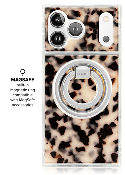 Blonde Tortoise SQUARE iPhone Case #iPhone 18 Pro Max + MagSafe,iPhone 18 Pro + MagSafe