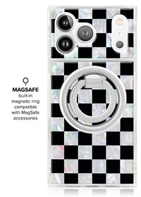 ["Checkered", "Mother", "of", "Pearl", "SQUARE", "iPhone", "Case", "#iPhone", "18", "Pro", "Max", "+", "MagSafe,iPhone", "18", "Pro", "+", "MagSafe"]