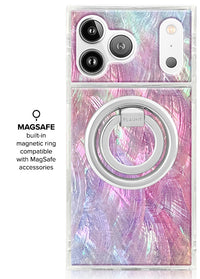 ["Pink", "Mother", "of", "Pearl", "Square", "iPhone", "Case", "#iPhone", "18", "Pro", "Max", "+", "MagSafe,iPhone", "18", "Pro", "+", "MagSafe"]