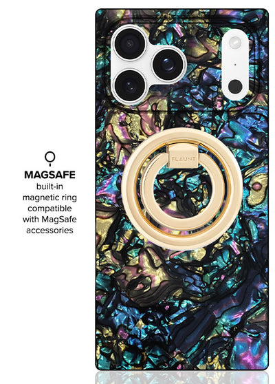 Abalone Shell Square iPhone Case #iPhone 18 Pro Max + MagSafe,iPhone 18 Pro + MagSafe