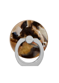 Brown Abalone Shell Phone Ring