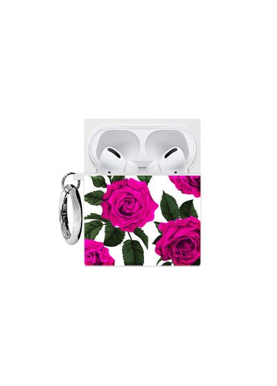 Fuchsia Rose SQUARE AirPods Case #AirPods 1st and 2nd Gen
