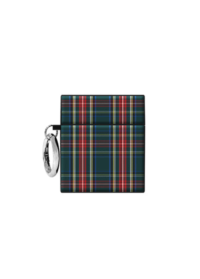 Green Plaid SQUARE AirPods Case #AirPods 1st and 2nd Gen