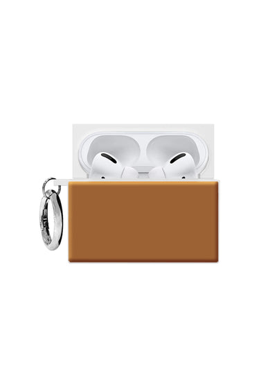 Nude Caramel SQUARE AirPods Case #AirPods 3rd Gen