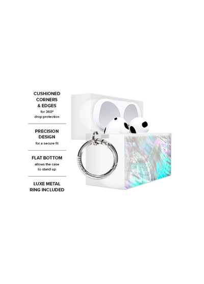 Mother of Pearl AirPods SQUARE Case #AirPods 3rd Gen