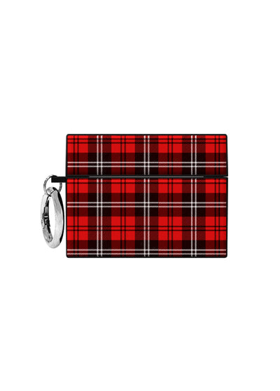 Red Plaid SQUARE AirPods Case #AirPods 3rd Gen
