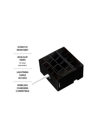 ["Black", "Crocodile", "SQUARE", "AirPods", "Case", "#AirPods", "4th", "Gen"]