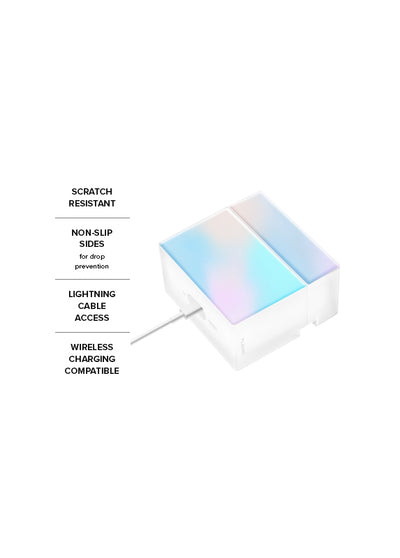 Iridescent Satin SQUARE AirPods Case #AirPods 4th Gen