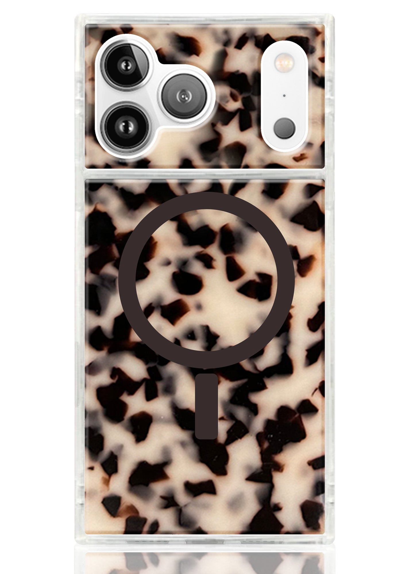 Funda para iPhone SQUARE® color carey rubio