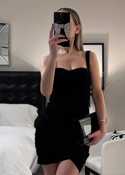 Elite Collection - SQUARE® Black Velvet Bow Brilliance iPhone Case