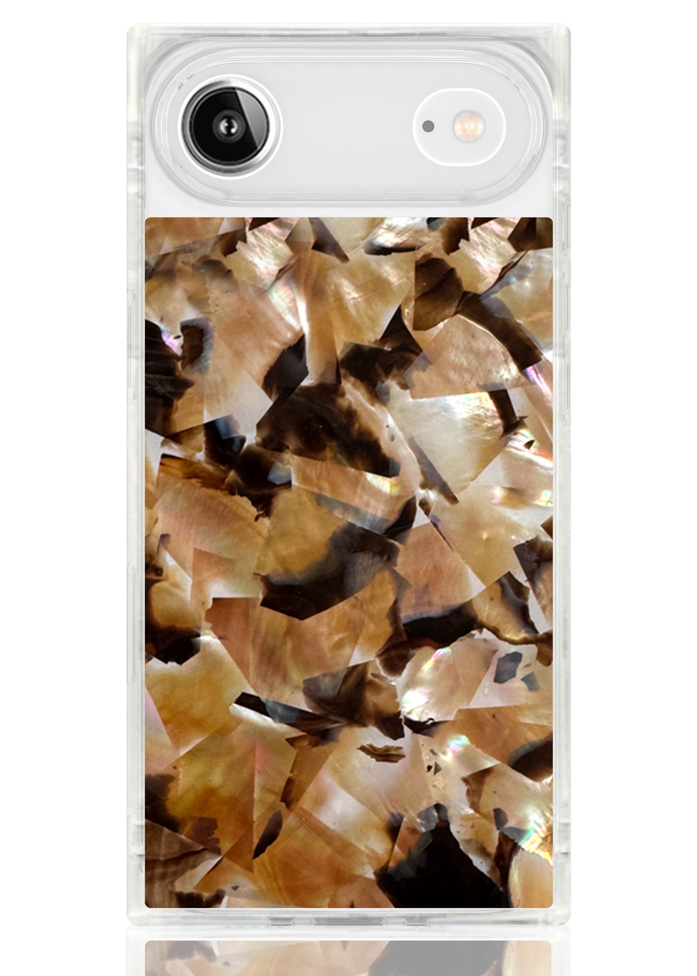 SQUARE® Brown Abalone Shell iPhone Case