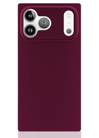 ["Burgundy", "Square", "iPhone", "Case", "#iPhone", "17", "Pro", "Max", "+", "MagSafe"]