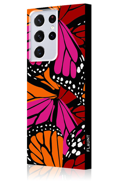 Butterfly Square Samsung Galaxy Case #Galaxy S21 Ultra