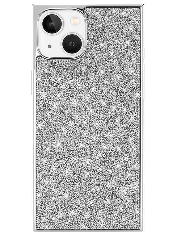 Elite Collection - SQUARE® Silver Crystal Elegance iPhone Case