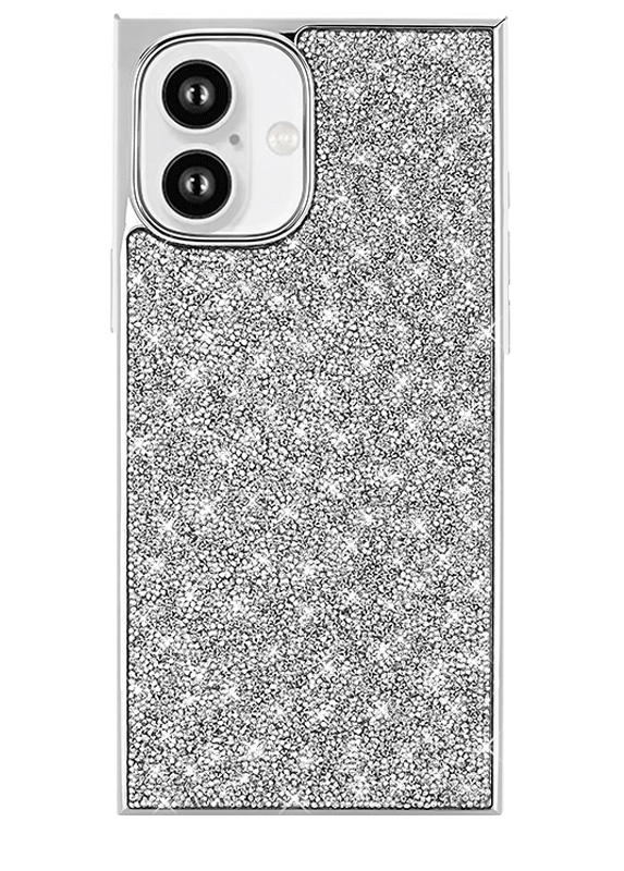 Elite Collection - SQUARE® Silver Crystal Elegance iPhone Case