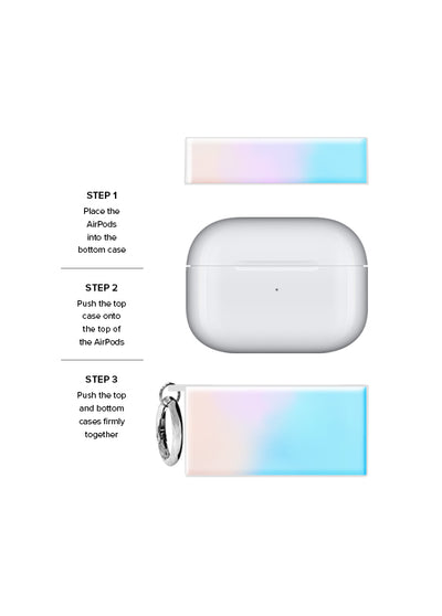 Iridescent Satin SQUARE AirPods Case #AirPods 4th Gen