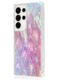 ["Pink", "Mother", "of", "Pearl", "SQUARE", "Samsung", "Galaxy", "Case", "#Galaxy", "S25", "Ultra"]