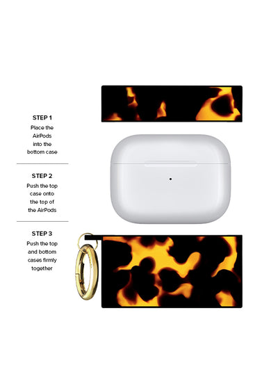 Tortoise Print SQUARE AirPods Case #AirPods Pro 3rd Gen