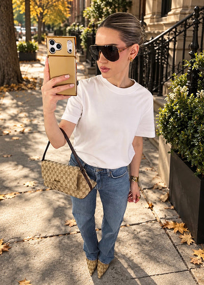 Elite Collection - SQUARE® Gilded Chai iPhone Case
