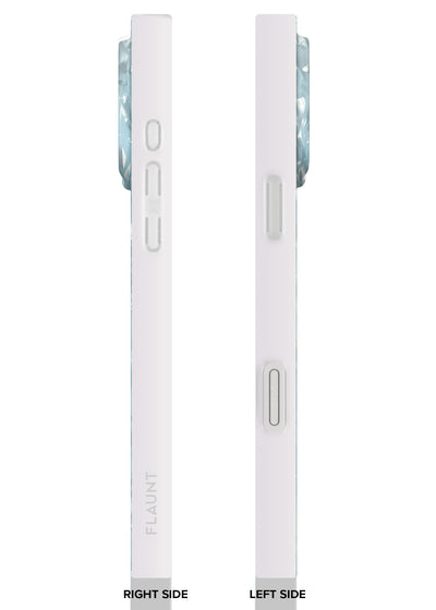 Icy Blue Pearl SQUARE iPhone Case #iPhone 17 Pro Max