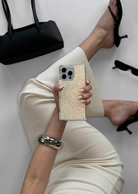 ["Elite", "Collection", "-", "SQUARE®", "Iridescent", "Crystal", "Elegance", "iPhone", "Case"]