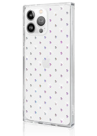 ["SQUARE", "Iridescent", "Crystal", "Rhinestone", "iPhone", "Case", "#iPhone", "13", "Pro", "Max"]