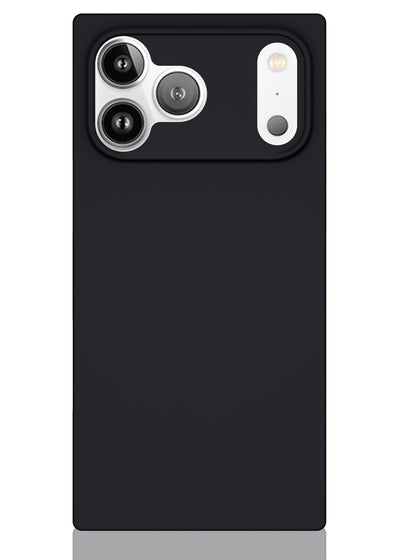 Matte Black Square iPhone Case #iPhone 17 Pro Max