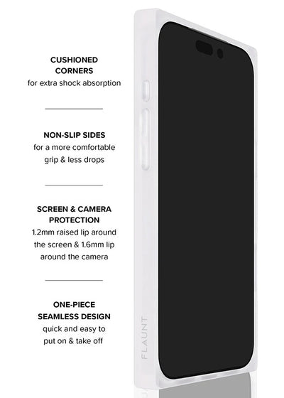 Opal Shell Square iPhone Case #iPhone 18 Pro Max + MagSafe,iPhone 18 Pro + MagSafe