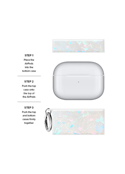 Opal Shell SQUARE AirPods Case #AirPods Pro 2nd Gen
