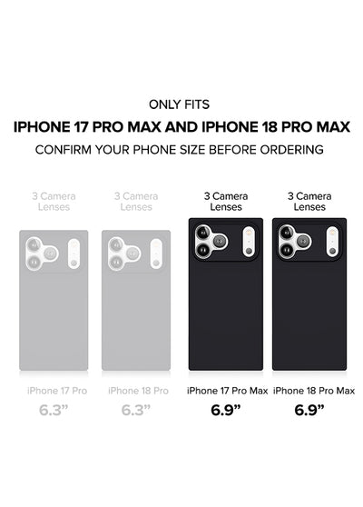 Pink Iridescent Satin Square iPhone Case #iPhone 18 Pro Max + MagSafe