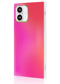 ["Pink", "Iridescent", "Satin", "Square", "iPhone", "Case", "#iPhone", "16"]