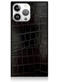 ["Black", "Crocodile", "Square", "iPhone", "Case", "#iPhone", "16", "Pro", "Max"]