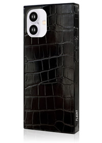 ["Black", "Crocodile", "Square", "iPhone", "Case", "#iPhone", "16"]