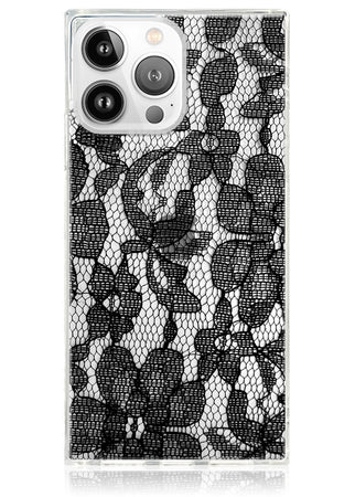 SQUARE® Black Lace iPhone Case