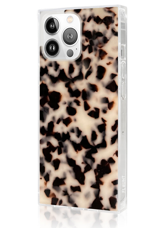 Blonde Tortoise SQUARE® iPhone Case FLAUNT