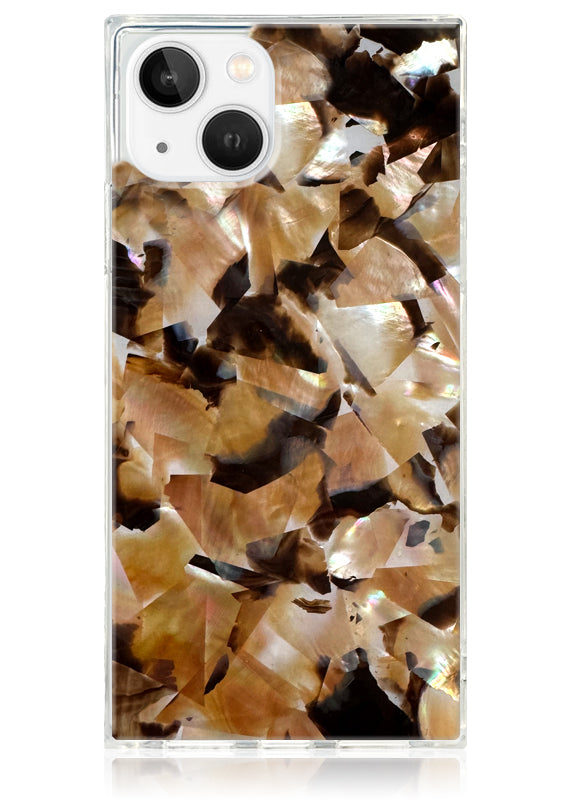 Brown Abalone Shell SQUARE® iPhone Case | FLAUNT