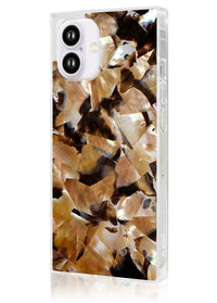 ["Brown", "Abalone", "Shell", "Square", "iPhone", "Case", "#iPhone", "16", "Plus"]