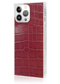 ["Burgundy", "SQUARE", "iPhone", "Case", "#iPhone", "14", "Pro", "+", "MagSafe"]