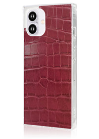 ["Burgundy", "SQUARE", "iPhone", "Case", "#iPhone", "16"]