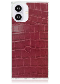 ["Burgundy", "SQUARE", "iPhone", "Case", "#iPhone", "16"]