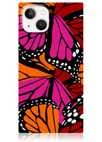 Butterfly Square iPhone Case #iPhone 14